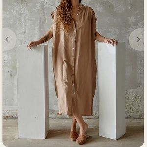 Esby Beatrice Dress, size XS, pecan